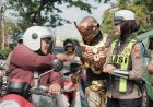 Kreatif, Sosialisasi Operasi Zebra Polres Malang Jadi Super Hero